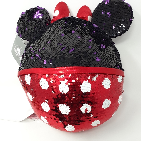 Disney Minnie Mouse Reversible Sequined Plush - Picture 3 of 9